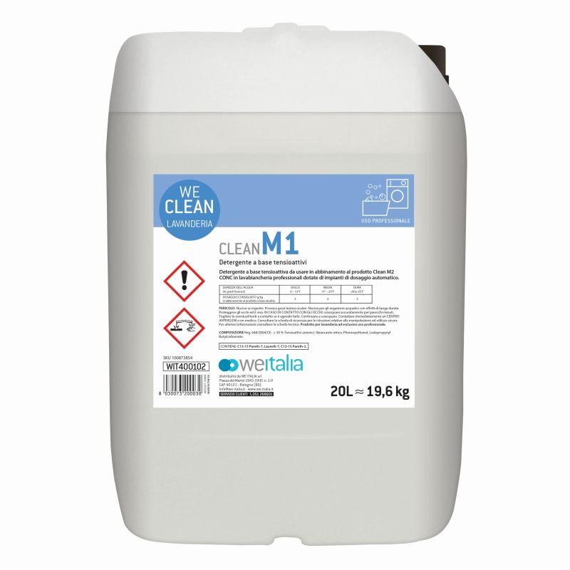 CLEAN M1 DET. BUCATO BASE TENS. KG.19,6